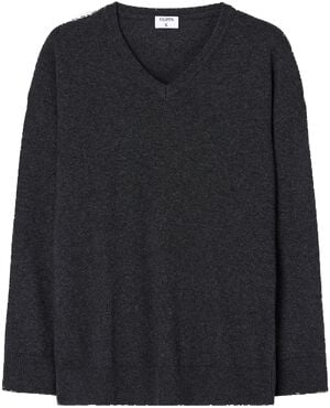 Soft Wool Blend V-neck Sweater