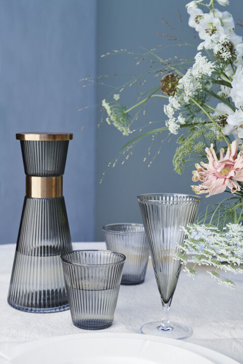 GC Nouveau Champagneglas 20 cl smoke 2 stk.