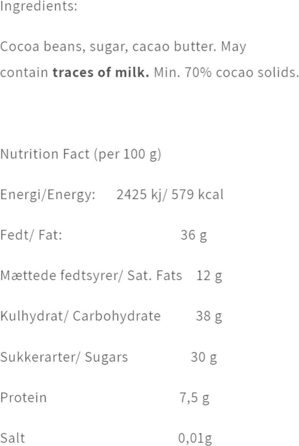 Don Alfonso 70 %, Nicaragua