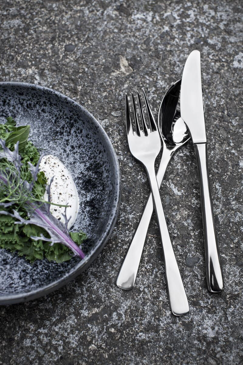 Steel Line bordkniv blank st&aring;l L21,5cm