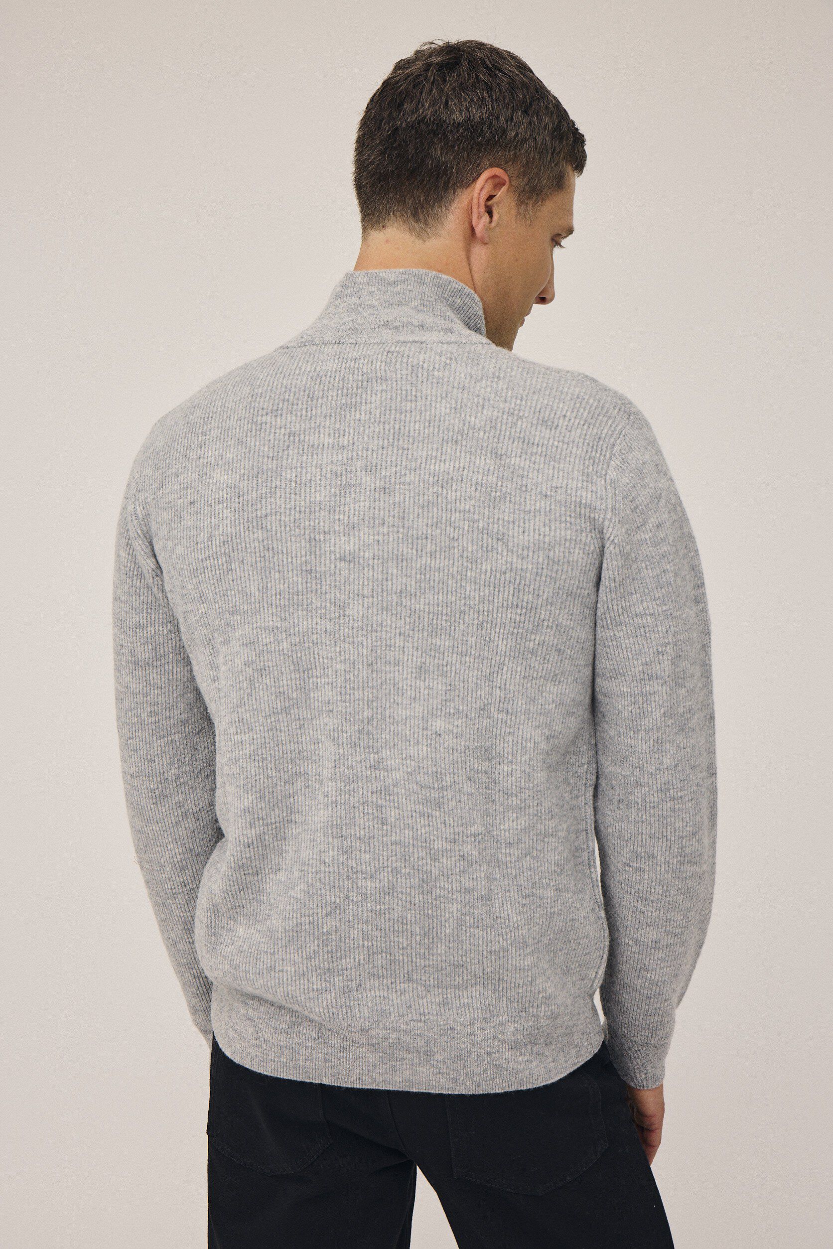 Maryn 4 Cardigan m. lynl&aring;s - 100% lammeuld RWS