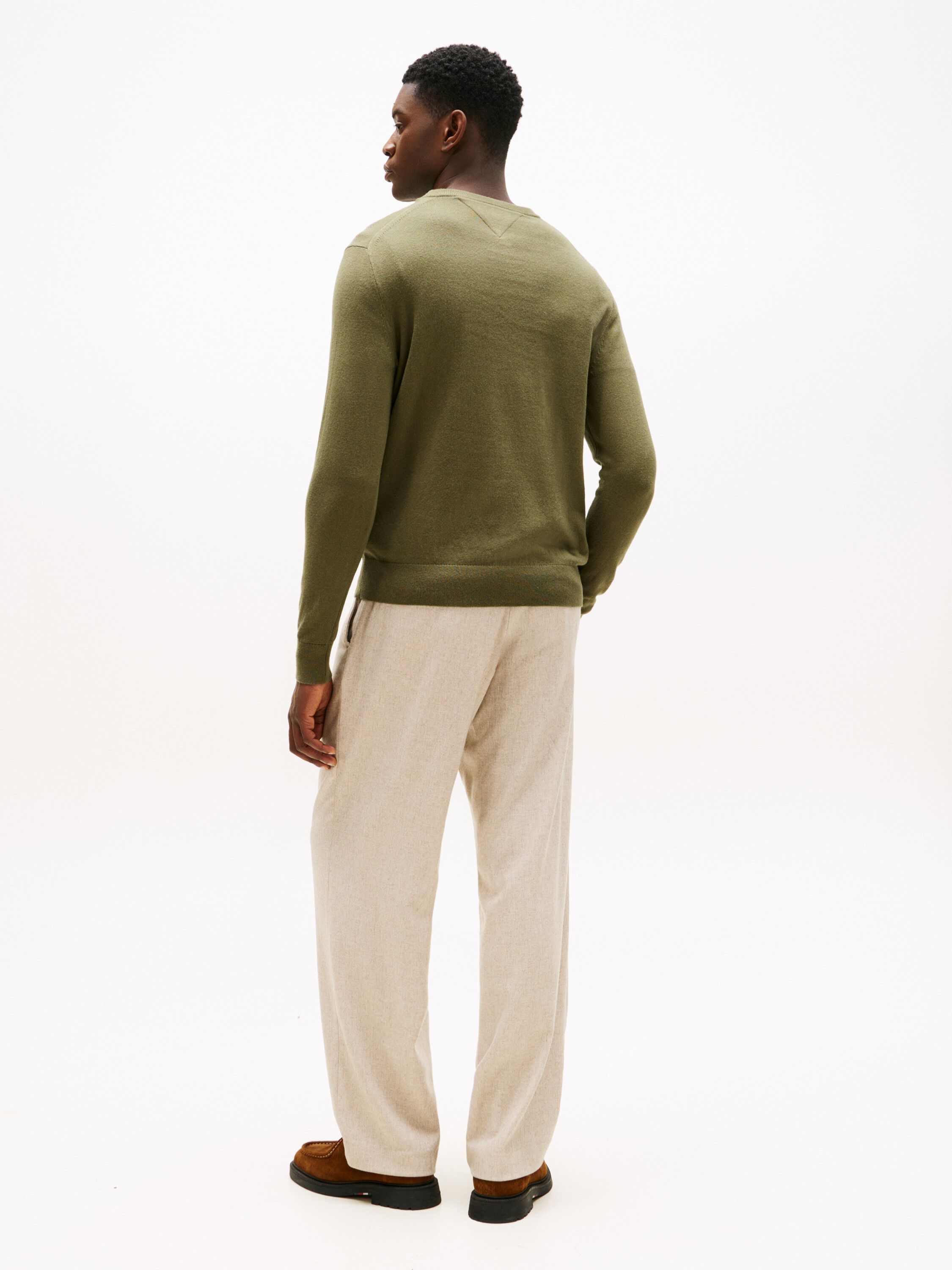 PIMA ORG CTN CASHMERE CREW NECK