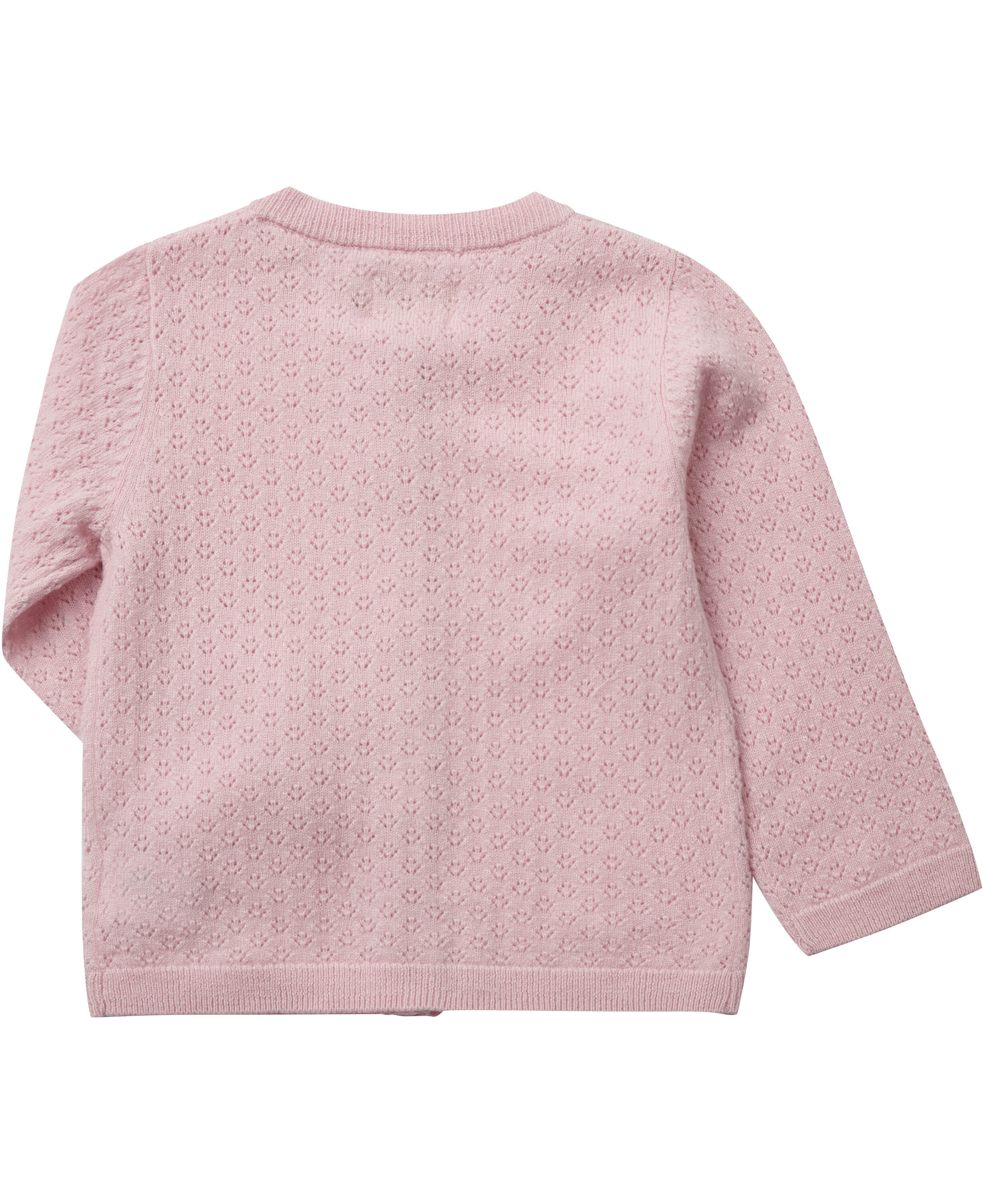 Strikka RWS pointelle wool & cashmere baby cardigan