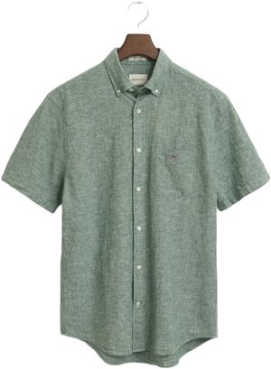 REG COTTON LINEN SS SHIRT
