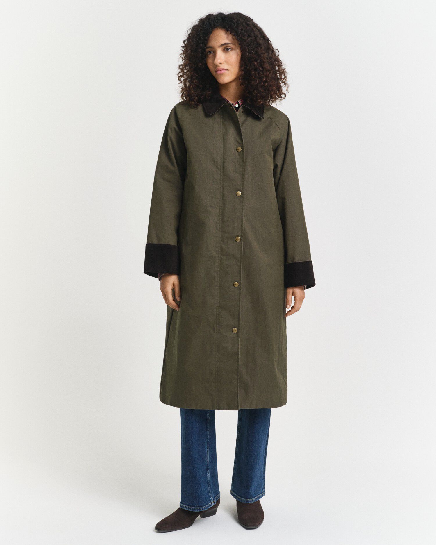 WAXED COTTON RELAXED CAR COAT