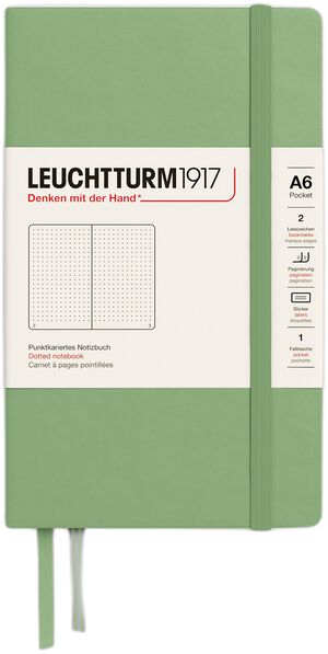 LT1917 Notesbog Plain A6 Sage