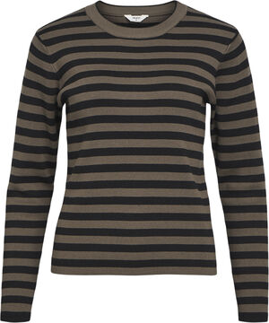 OBJESTER SLI L/S KNIT PULLOVER NOOS