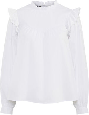 PCVELA LS SHIRT WVN NOOS