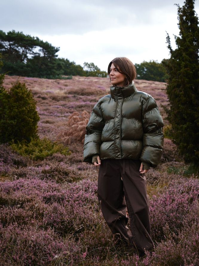 Rhea Shiny Puffer Jacket