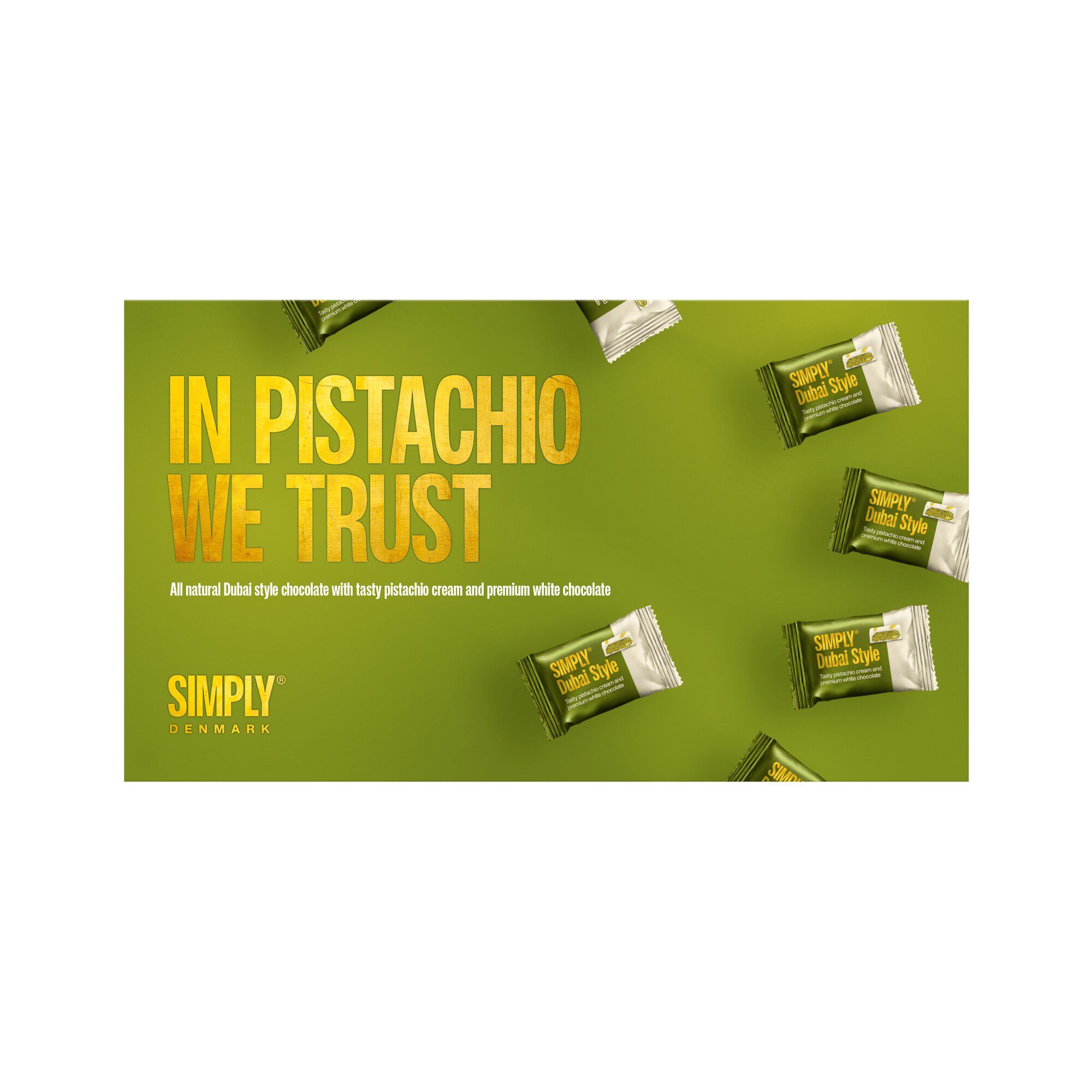Simply&reg; IN PISTACHIO WE TRUST gave&aelig;ske (150g)
