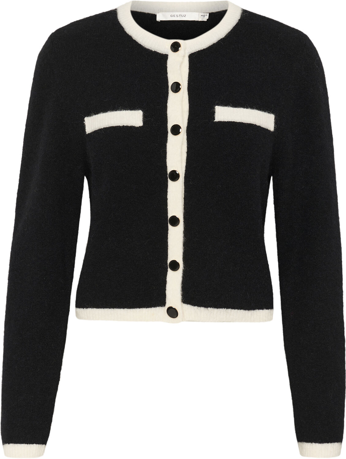 GZalpha ls contrast cardigan