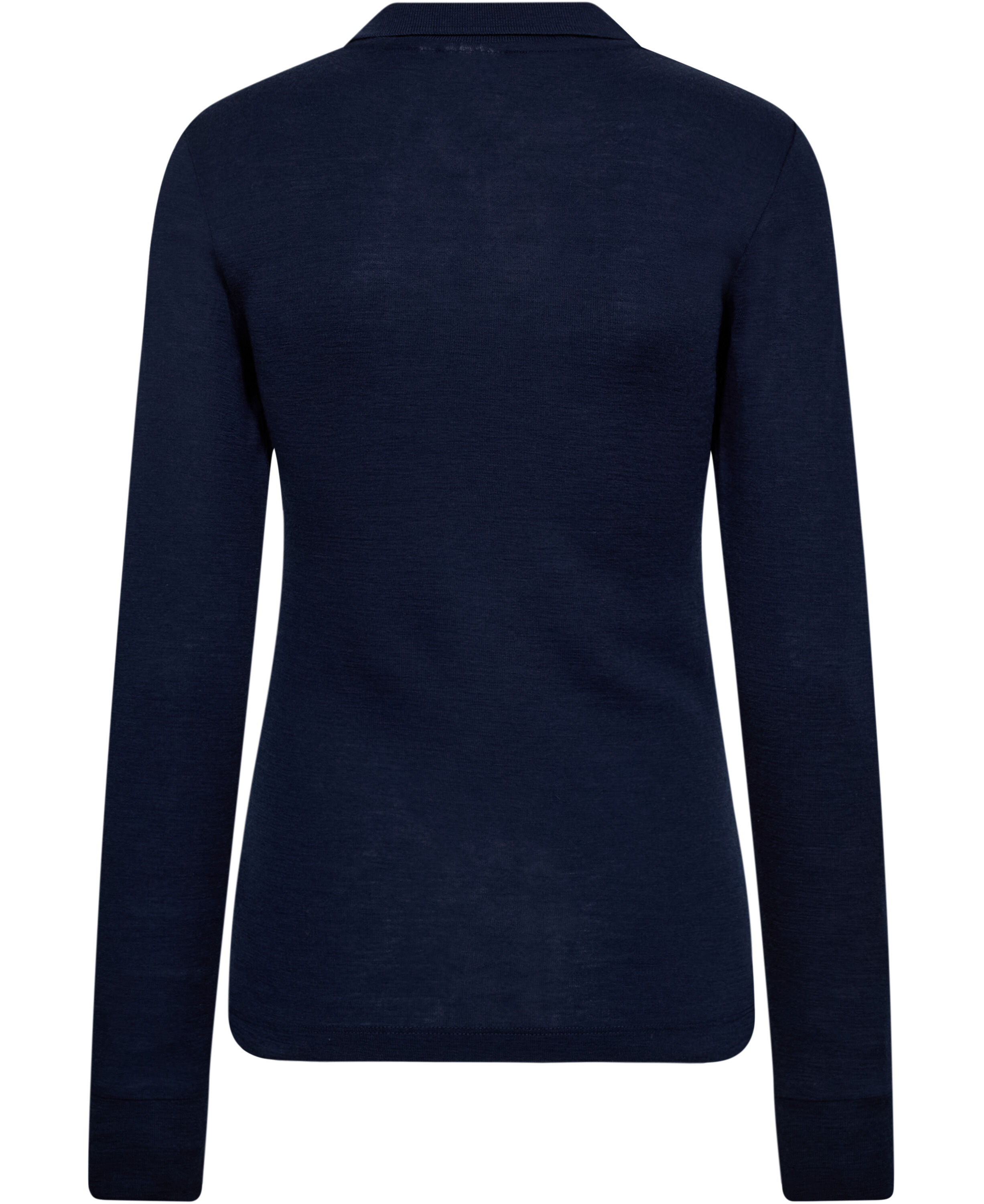 Cilla 12 Lang&aelig;rmede polo strik - 100% Merino uld RWS