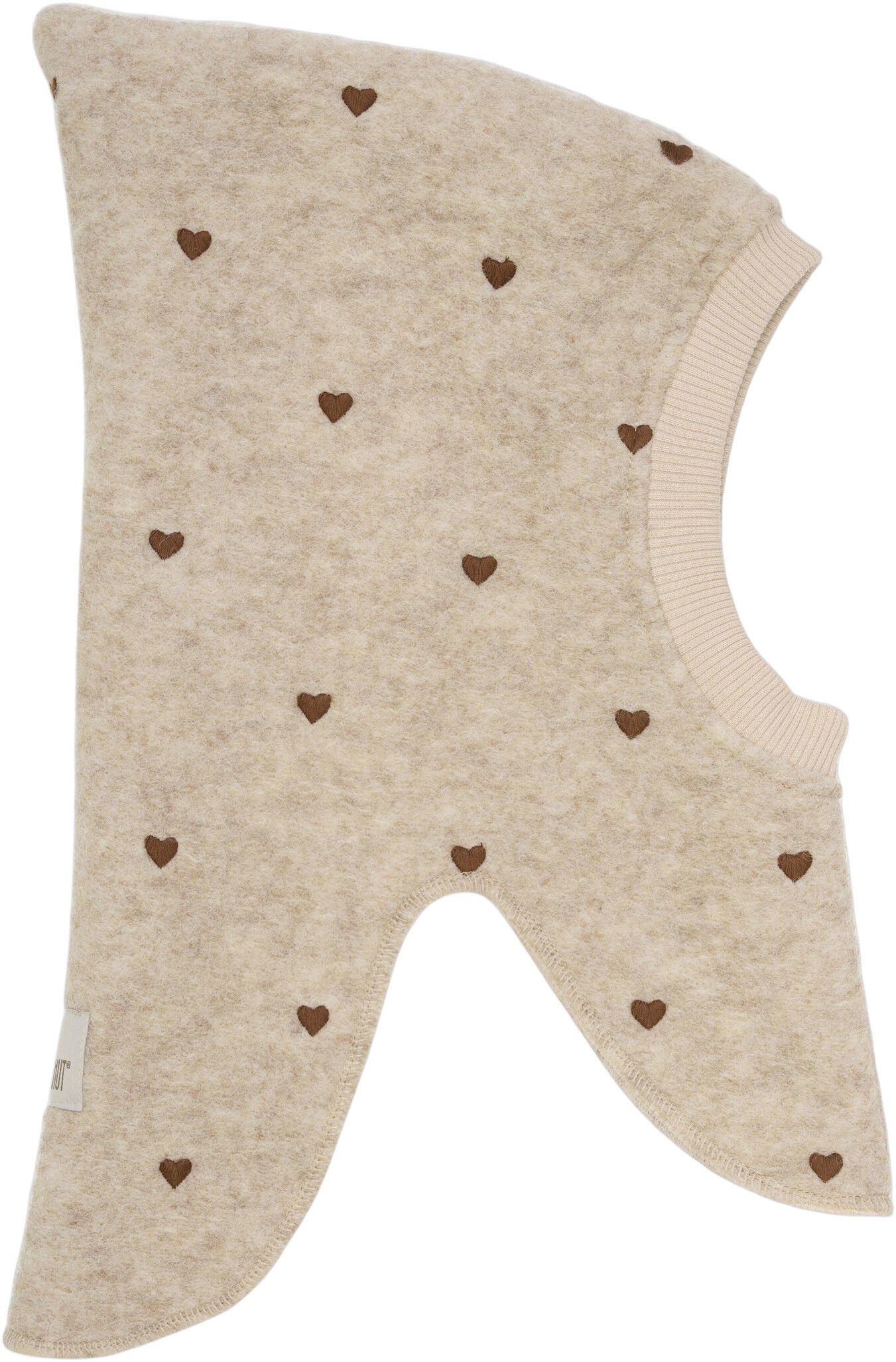 Balaclava All Over Emb. Wool