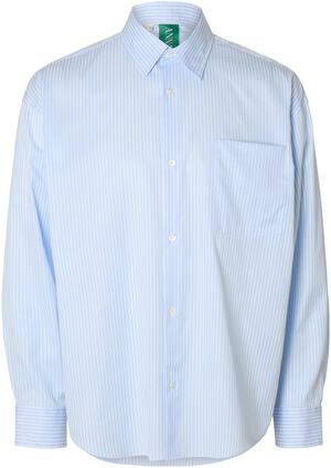 ANRVOLUND-BLUE STRIPE SHIRT LS