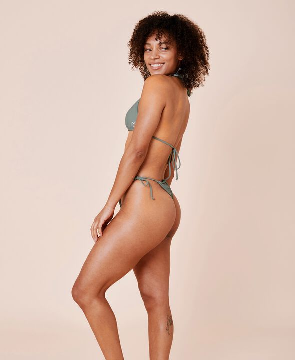 Tembuku adjustable string bikini bottom - Army