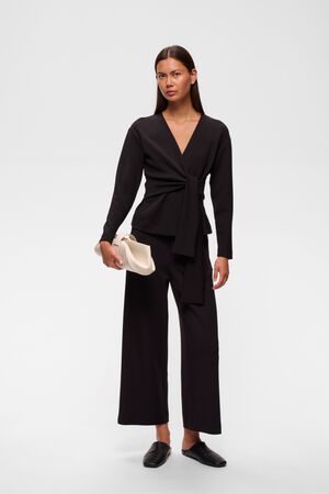 AGGIEIW VINCENT KNOT BLOUSE