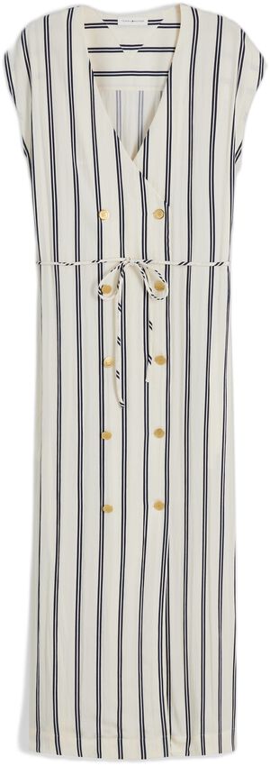 NAUTICAL STRIPE NS MIDI DRESS
