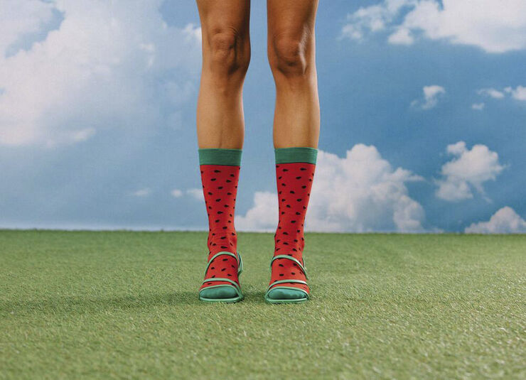 Strømper - Fresh Watermelon