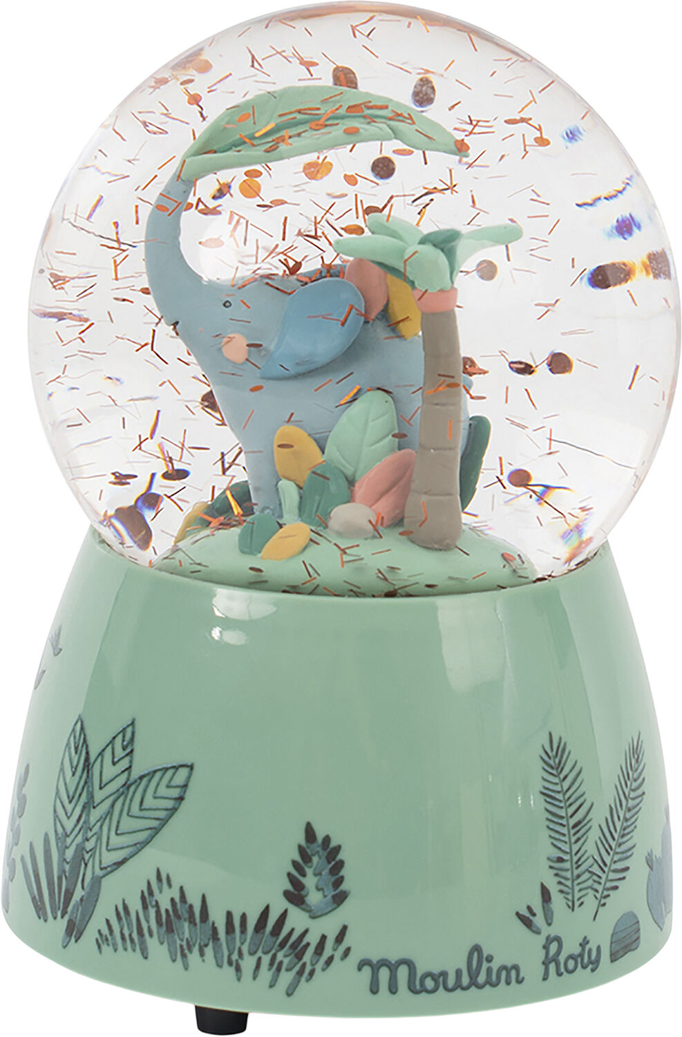 Moulin Roty - Rystekugle med musik - Elefant