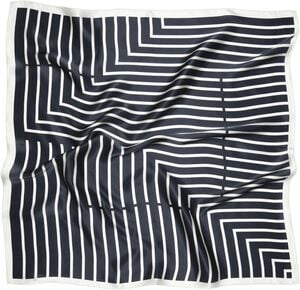 Lines silk scarf