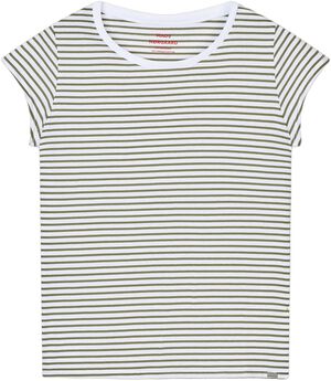 Organic Jersey Stripe Teasy Tee FAV