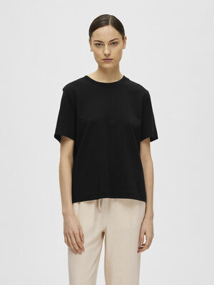 SLFESSENTIAL SS BOXY TEE NOOS