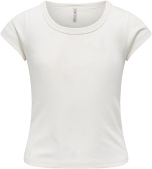 KOGLUCKY CAPSLEEVE U-NECK TOP JRS