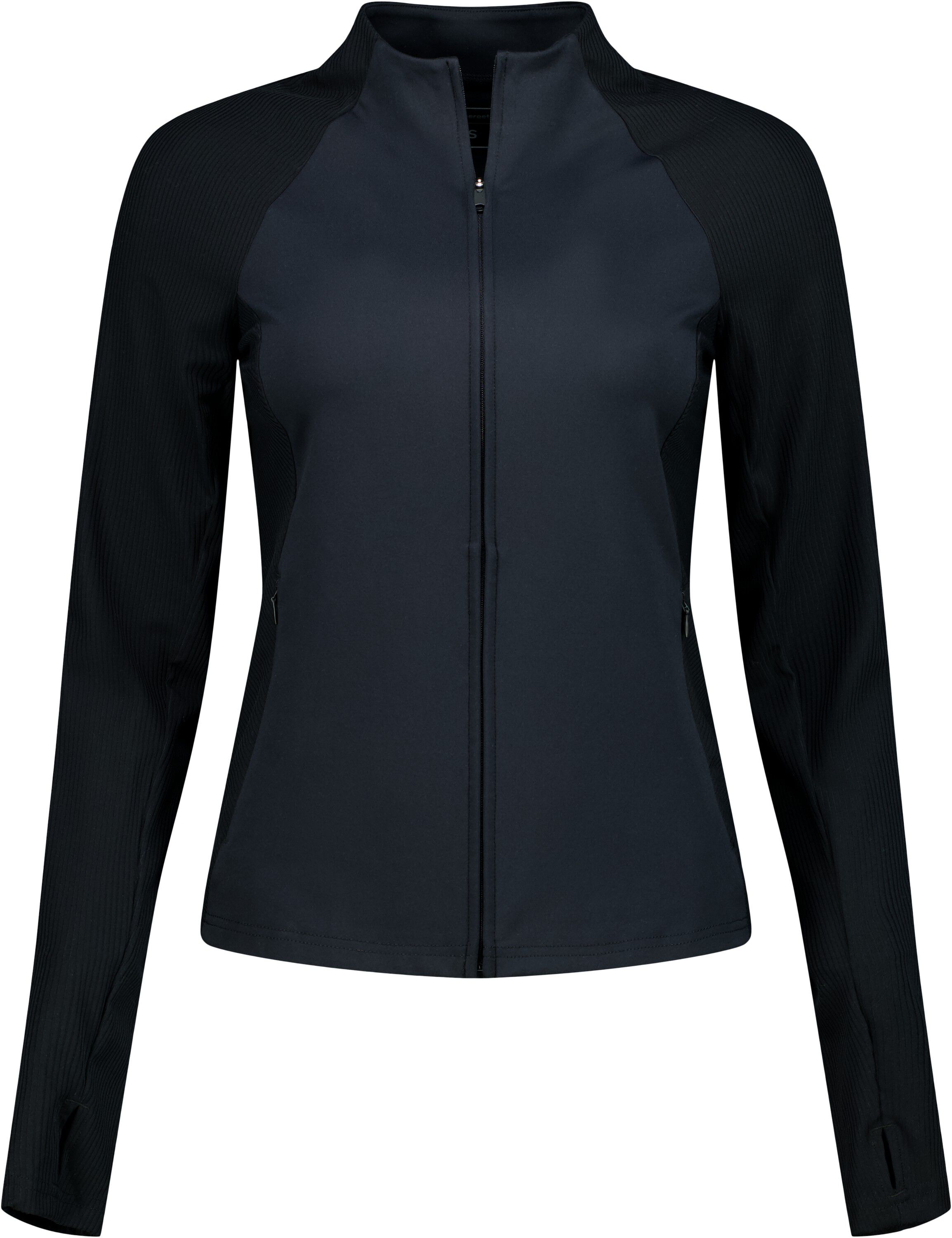 ENE ELLY W RIB ZIP JACKET