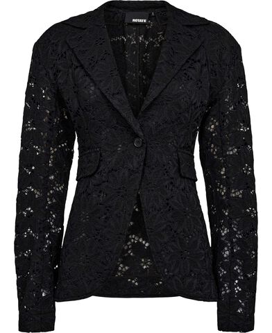 Lace Figure Fitted Blazer