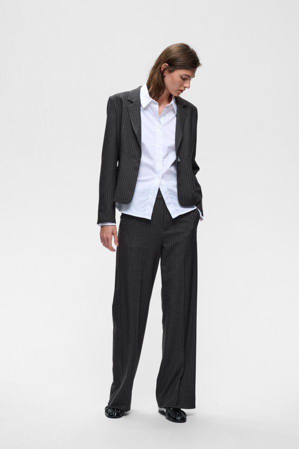 YuktaIW Pinstripe Blazer
