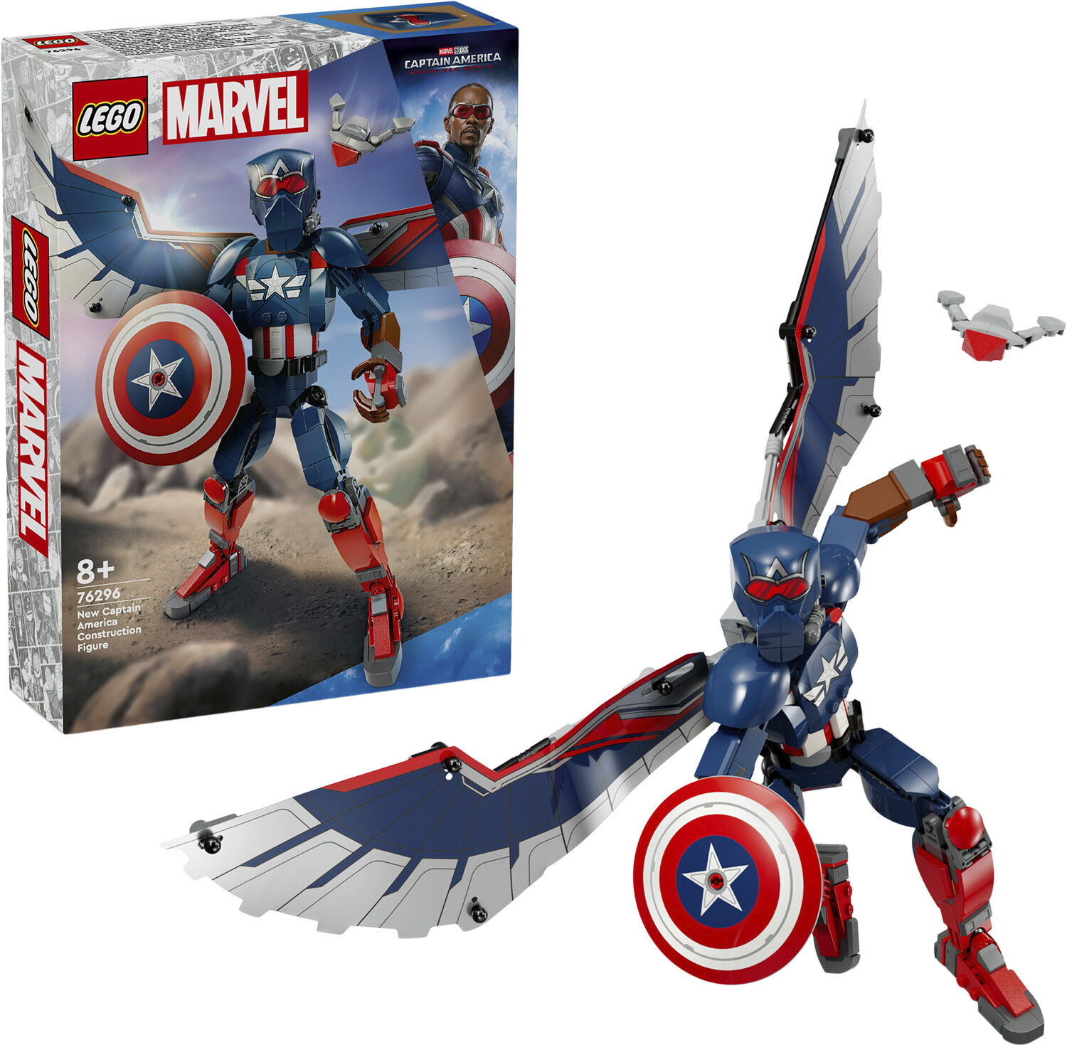 Byg selv/figur af Captain America 76296