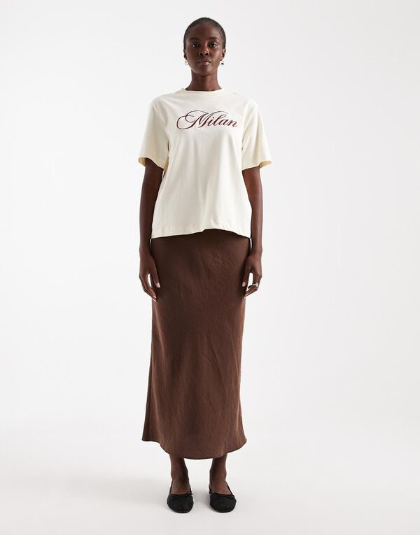 Tsisa Bias Midi Skirt Wvn