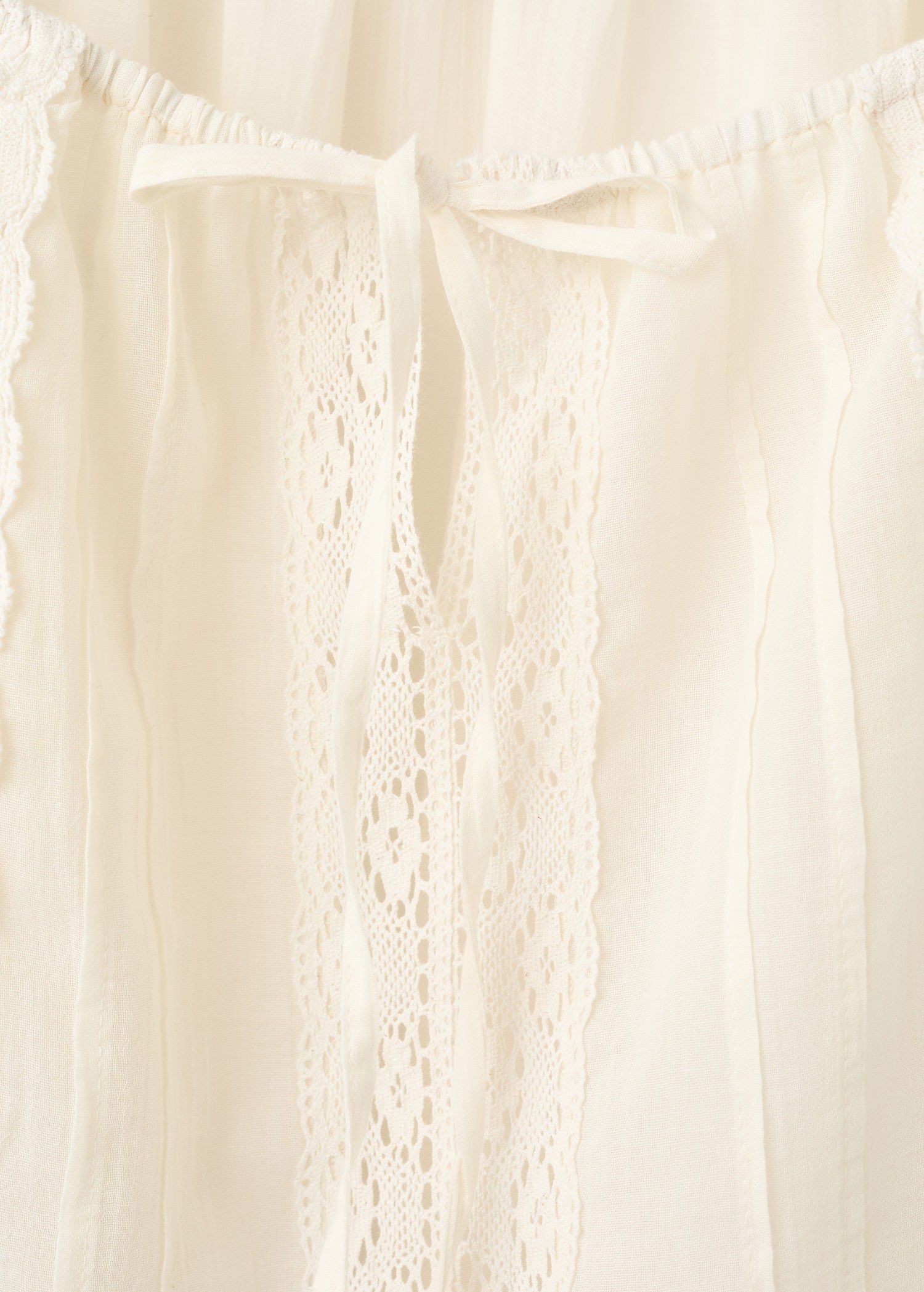 Cotton lace blouse