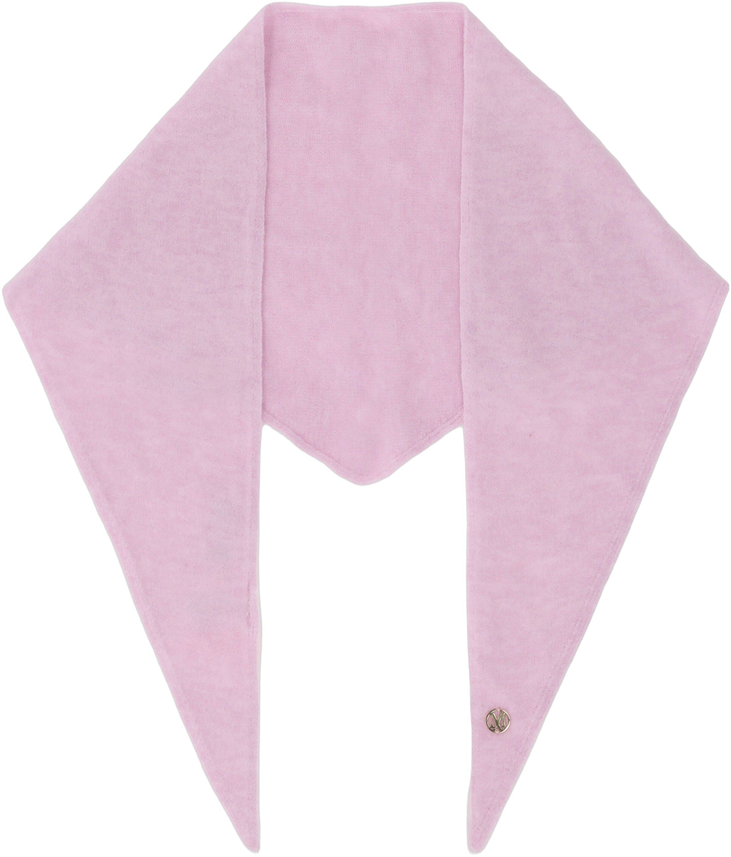 Scarf triangle pink 120x30