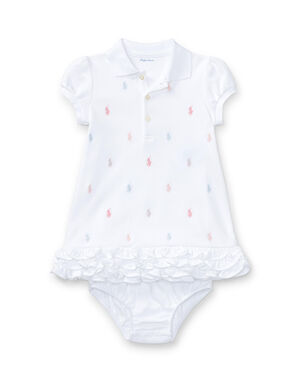 Ruffled Polo Dress & Bloomer