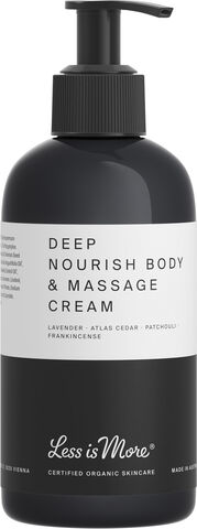 Organic Deep Nourish Body & Massage Cream lavender 250 ml.