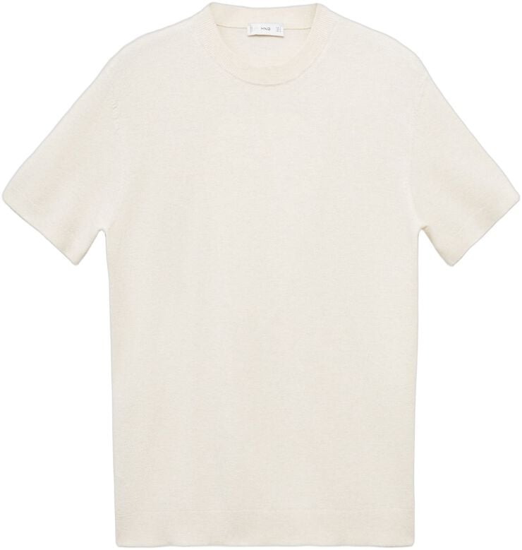 Cotton fine-knit t-shirt