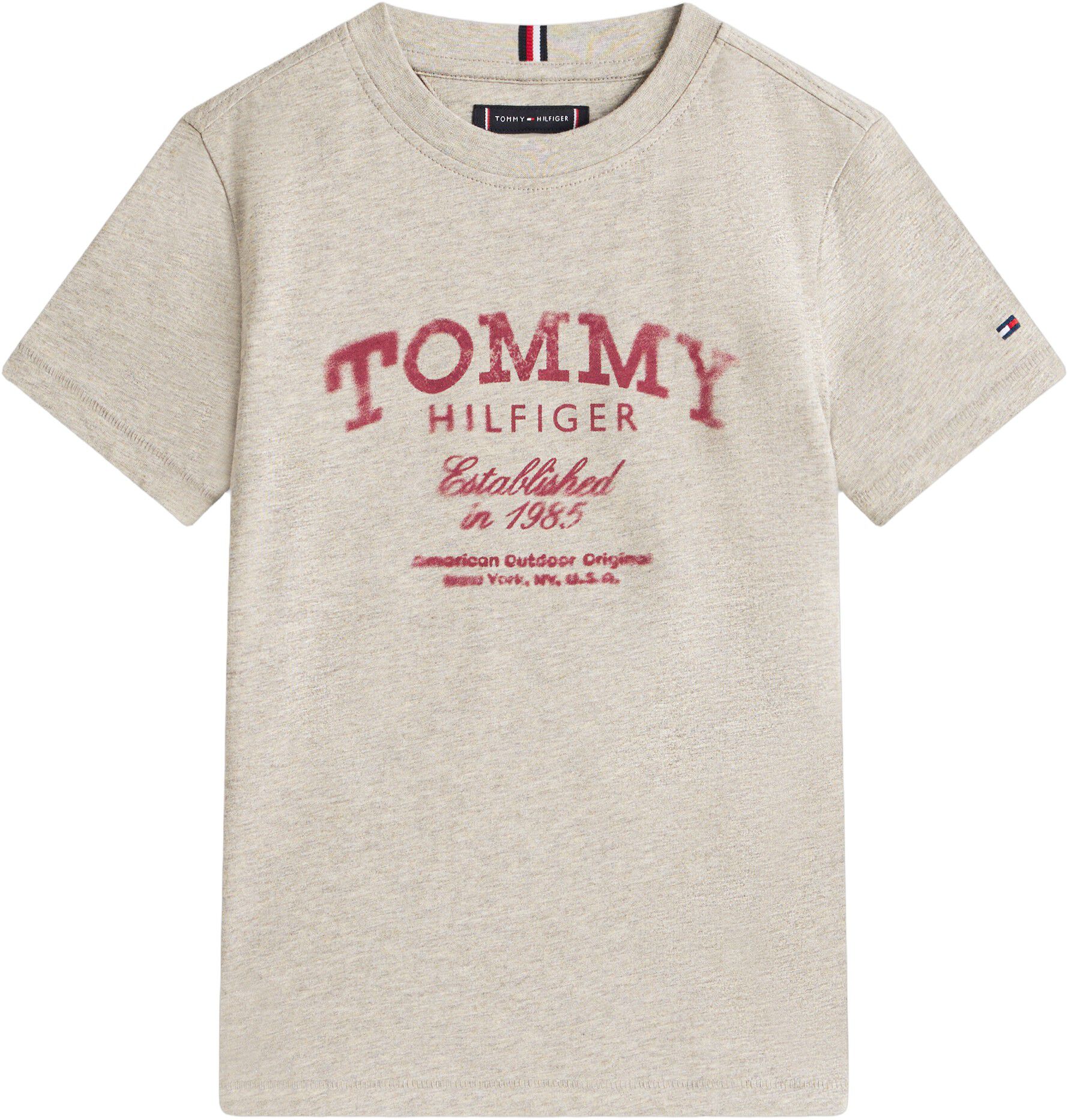 TOMMY FADED PRINT T-SHIRT SS