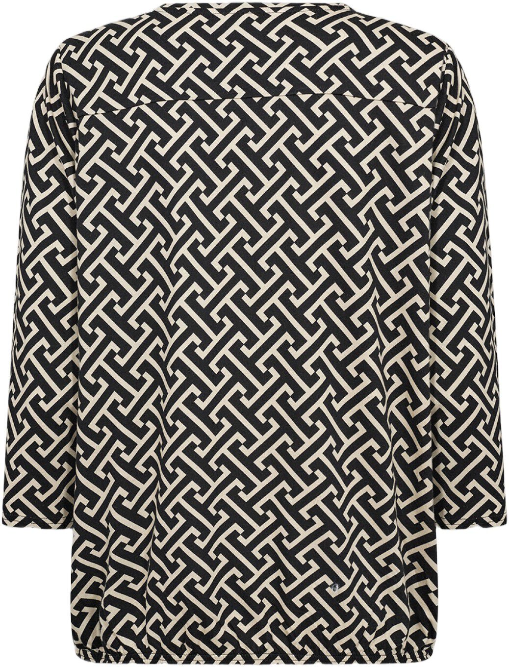 SC-FELICITY AOP 519 Bluse Sort