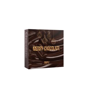 Chokoladeæske - Simply® MERRY CHOCOLATE (50 stk. )
