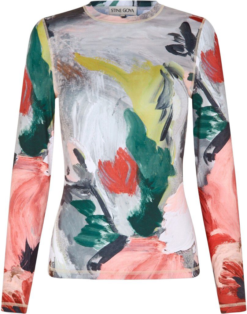 2244 Stocking Jersey, Elastic Long Sleeve Top