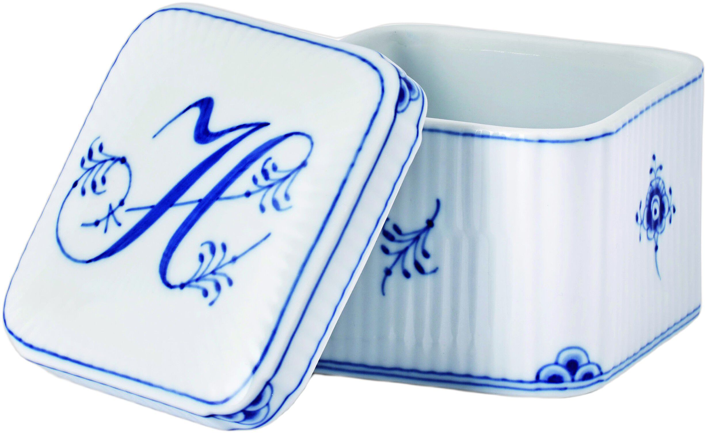 Alfabet bonbonniere, H, 13 cl