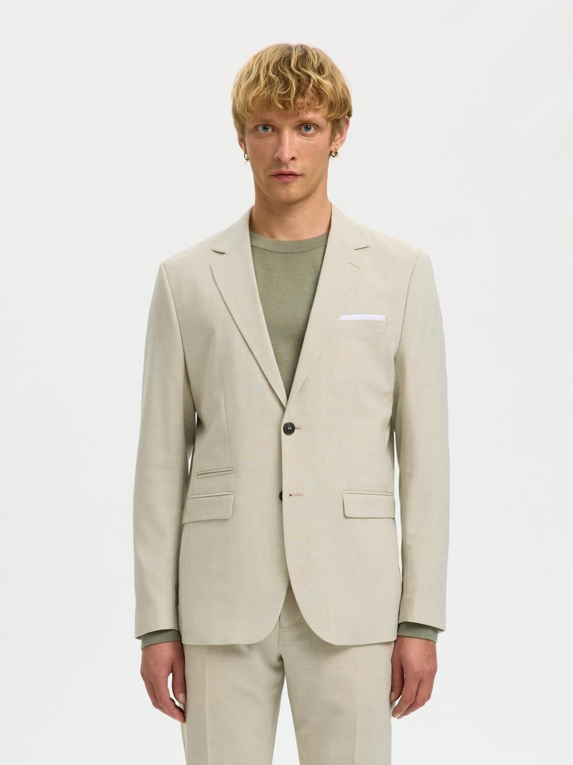 SLHSLIM-OASIS LINEN BLZ NOOS