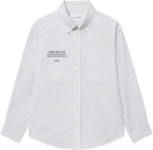Kent Print Stripe Poplin Shirt KIDS