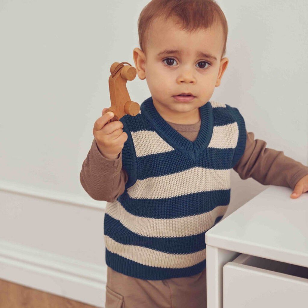 Knit Stripe Vest Baby