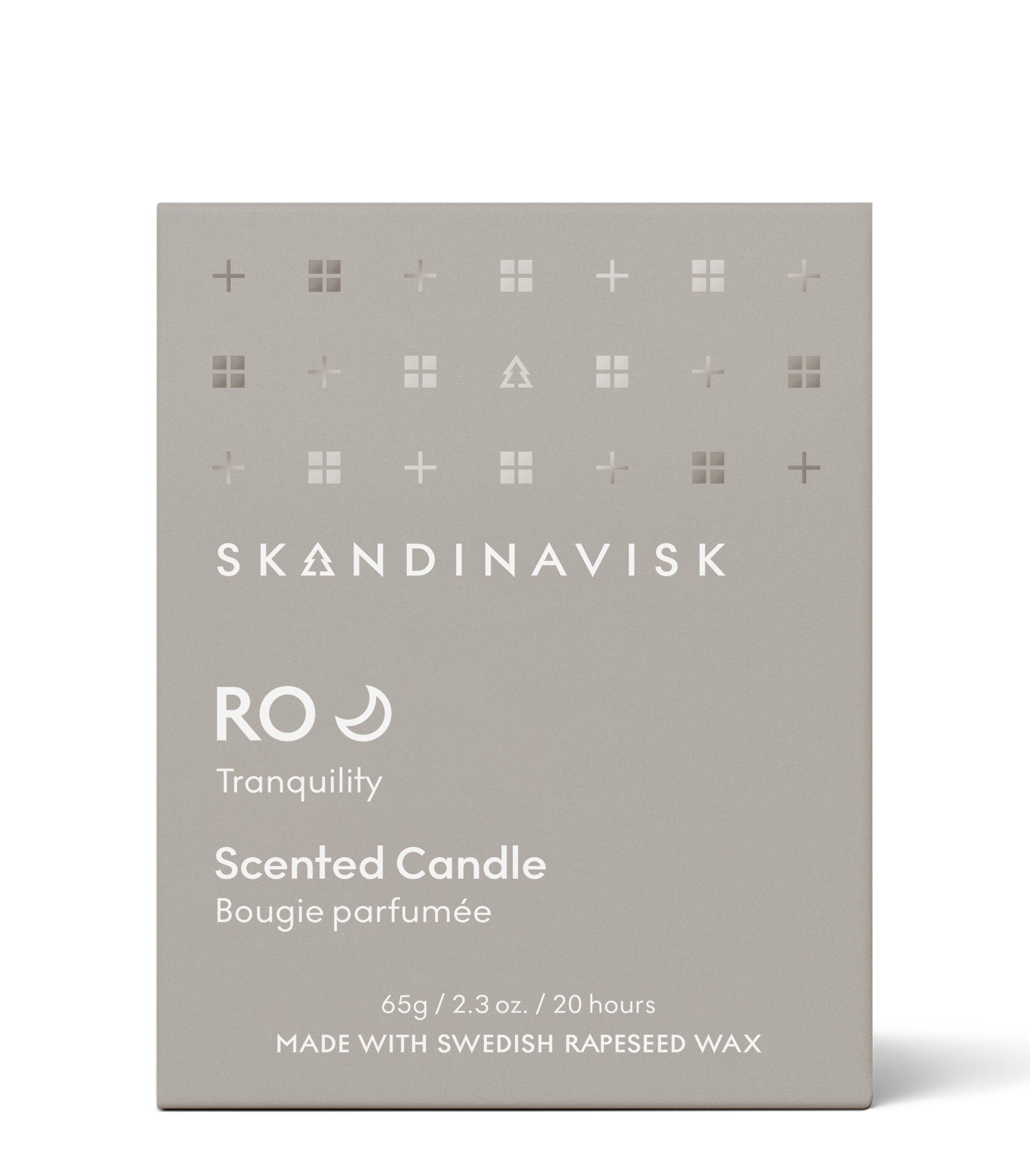 RO Scented Candle w Lid 65g