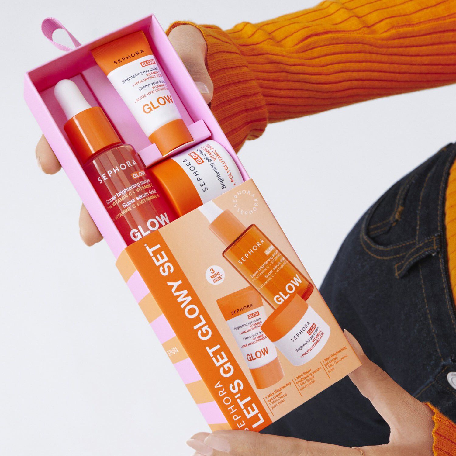 LET'S GET GLOWY SET - Mini-plejes&aelig;t til en hud med gl&oslash;d