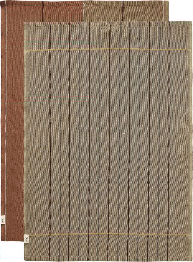 Ito Tea Towel - Set of 2 - Hazel/Oat