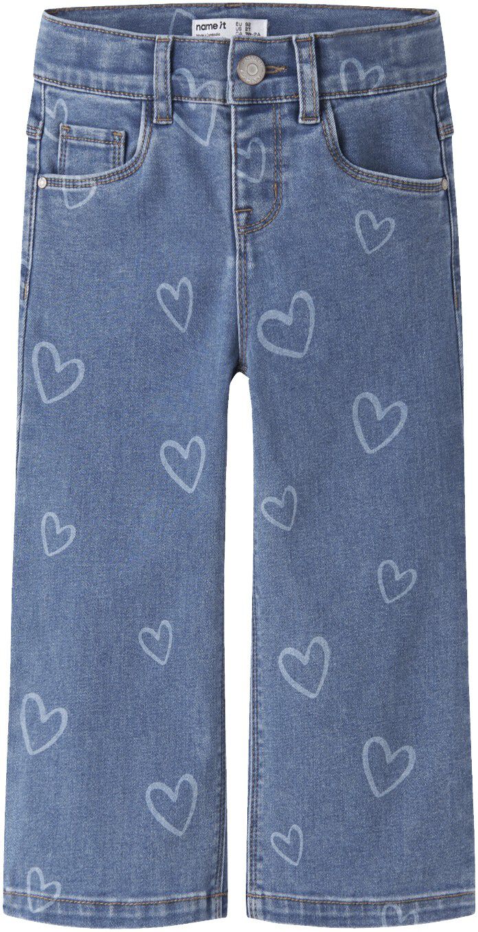 Nmfrose Wide Aop Jeans 4044-On Noos