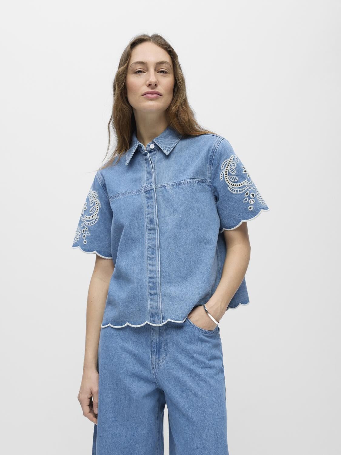 OBJIDDA DENIM SHIRT 144